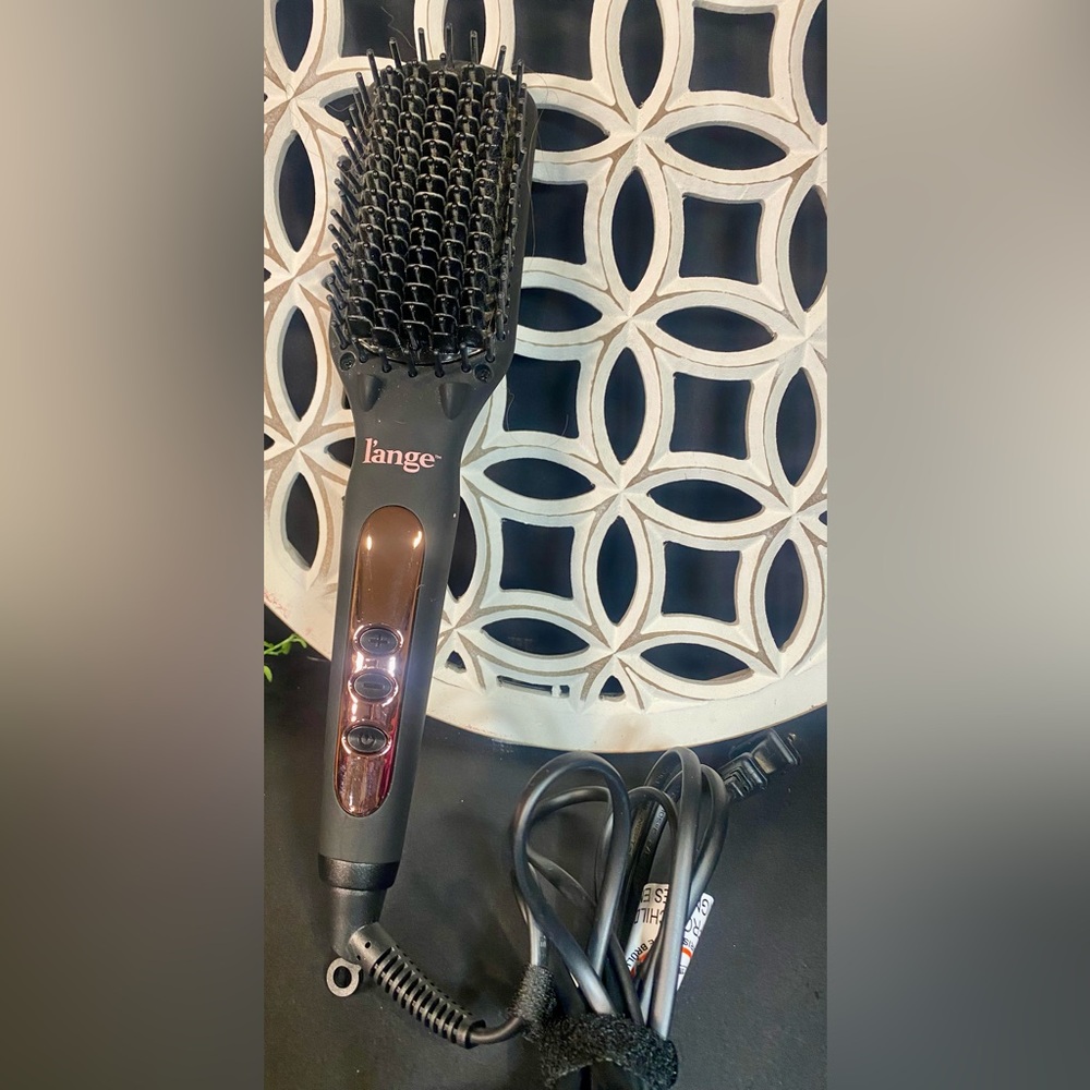 L'ange Le Vite Straightening Brush with Rose Gold‎ Accents